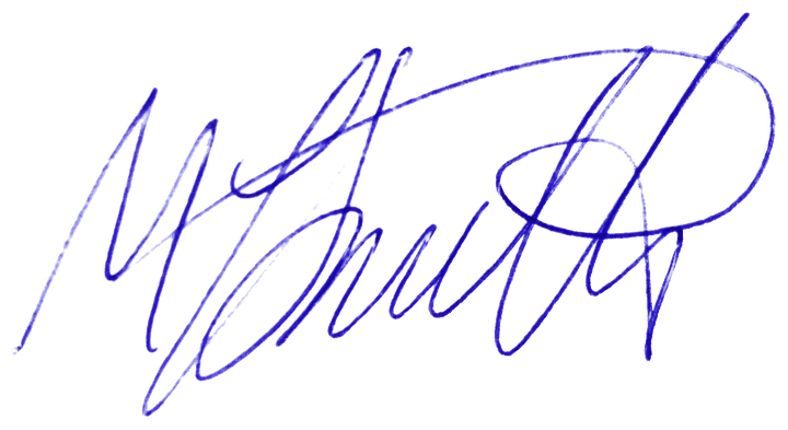Malcolm Smith's handwritten signature
