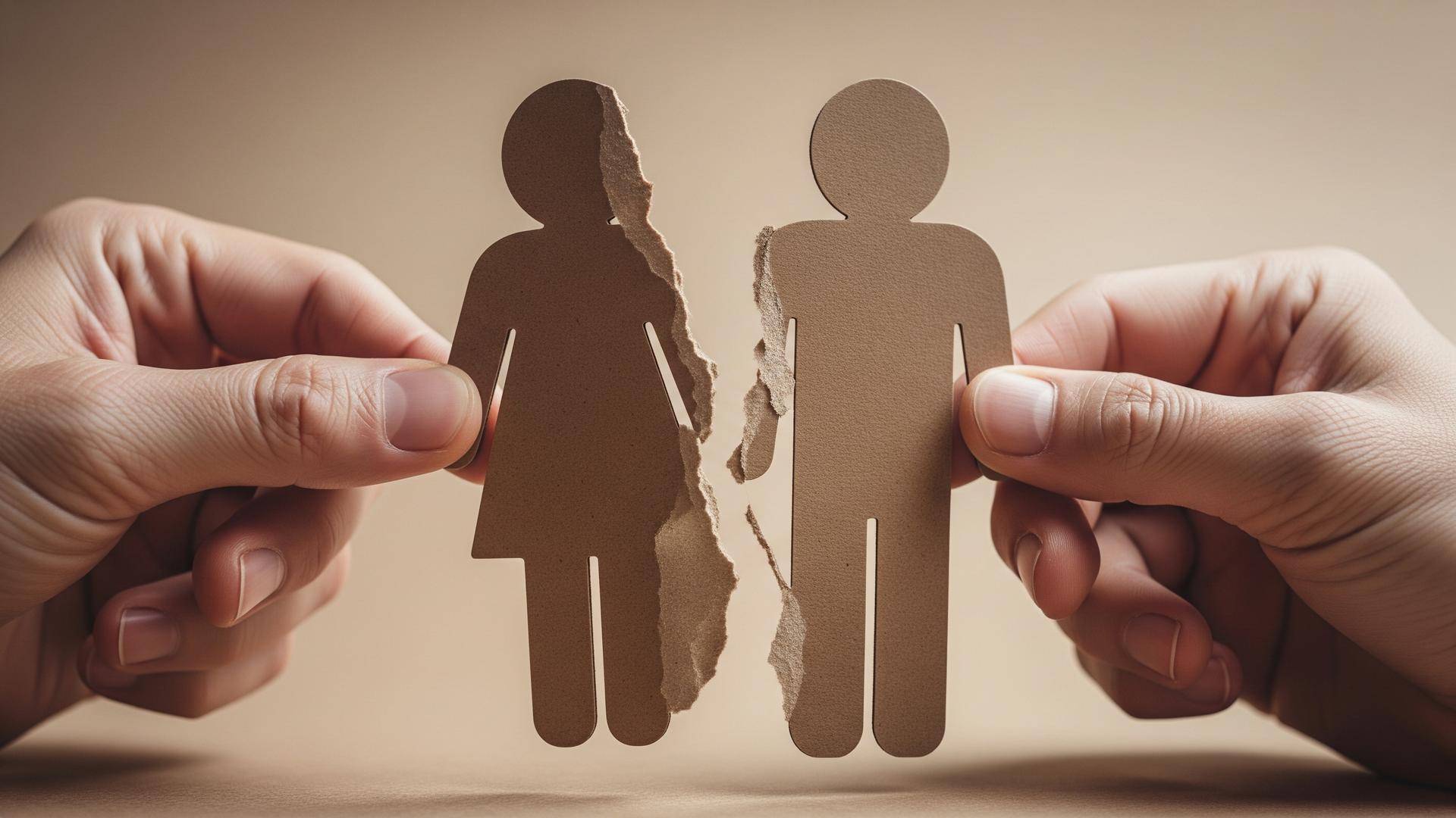 Paper cutout figures being torn apart — frequently asked questions about parental alienation